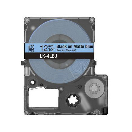 C53S672079 EPSON Cartucho de etiquetas Matte Tape   Green/Black 24mm(8m)   LK-6GBJ