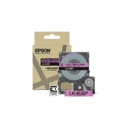 C53S672101 EPSON Cartucho de etiquetas Colour Tape   Violet/Black 12mm(8m)   LK-4UBP