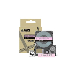C53S672103 EPSON Cartucho de etiquetas Colour Tape   Pink/Grey 12mm(8m)   LK-4PAS