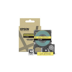 C53S672104 EPSON Cartucho de etiquetas Colour Tape   Yellow/Grey 12mm(8m)   LK-4YAS