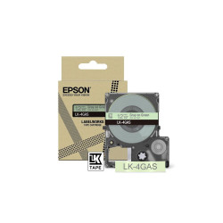 C53S672105 EPSON Cartucho de etiquetas Colour Tape   Green/Grey 12mm(8m)   LK-4GAS