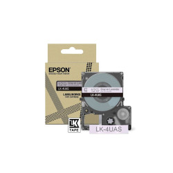 C53S672107 EPSON Cartucho de etiquetas Colour Tape   Lavender/Grey 12mm(8m)   LK-4UAS