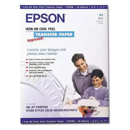 C13S041154 EPSON PAPEL TRANSFER IRON-ON COOL PEEL
