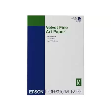 C13S041637 EPSON GF PAPEL VELVET FINE ART. A3+