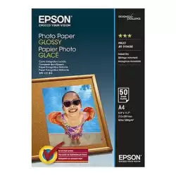 C13S042539 EPSON PAPEL PHOTO GLOSSY A4 50 HOJAS 200 GRAMOS