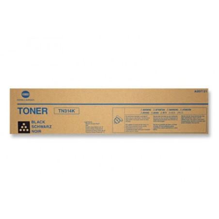 A0D7151 KONICA MINOLTA Bizhub C353355 Toner Negro TN314K/A0D7151