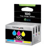 14N0849 Lexmark Pack de 3 cartuchos de tinta de color cian