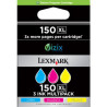 14N1807E Lexmark Pack 3 cartuchos color (CMY) Alto Rendimiento Retornables 150XL