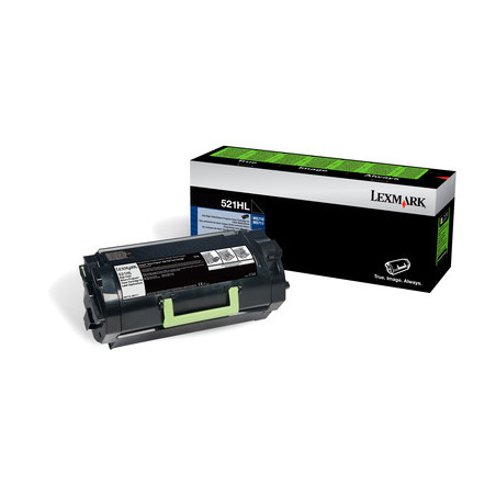 52D0HAL Lexmark 520HAL Cartucho de toner de rendimiento alto para etiquetas