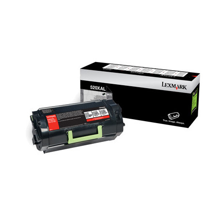 52D0XAL Lexmark 520XAL Cartucho de toner de rendimiento extra alto para etiquetas