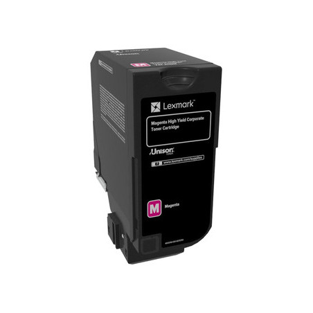 74C2HME Lexmark CS725 Cartucho magenta alto rendimiento  Corporativo(12 000 paginas)