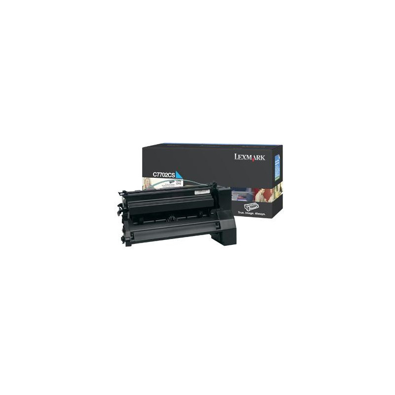 C7702CS Lexmark C77x Cartucho impresion cian (6K)