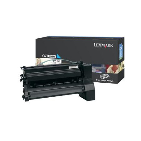 C7702CS Lexmark C77x Cartucho impresion cian (6K)