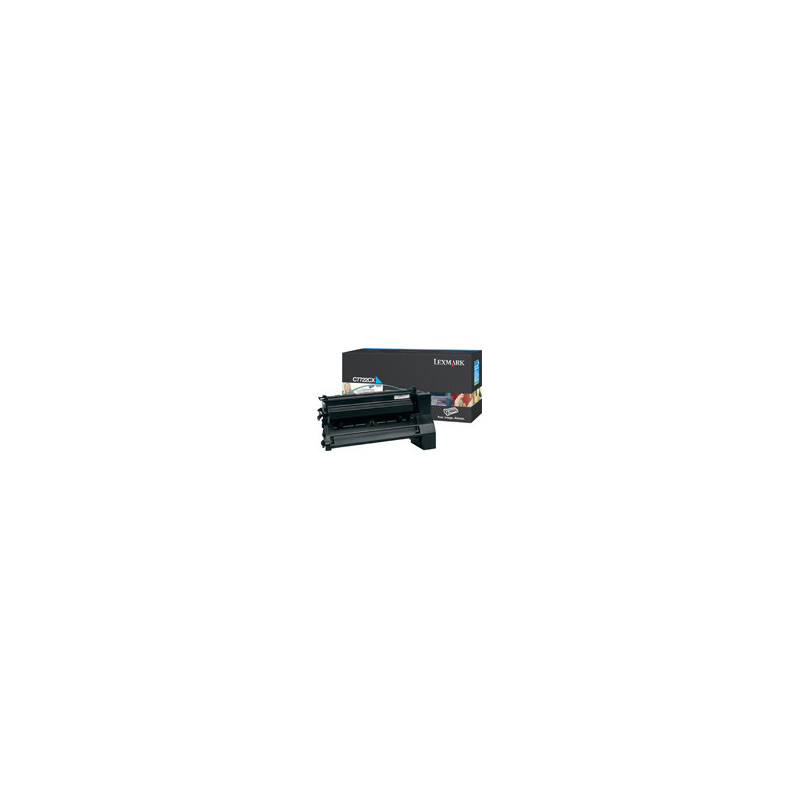 C7722CX Lexmark C772 Cartucho impresion cian Extra Alto Rendimiento (15K)