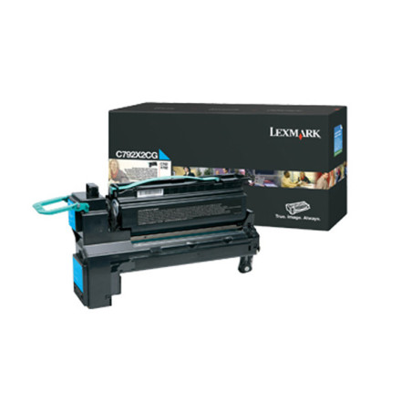 C792X2CG Lexmark C792 Cartucho de impresion cian Extra Alto Rendimiento (20K)