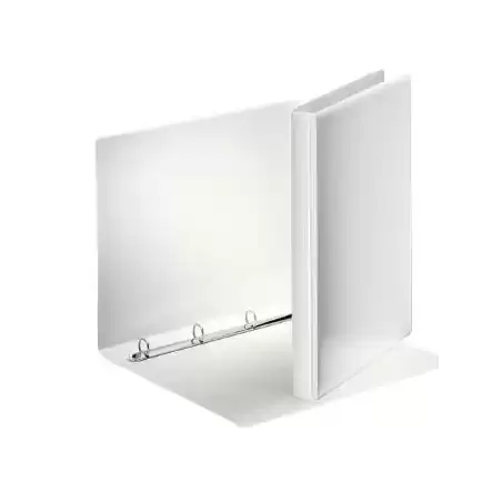 49700 ESSELTE CARPETA CANGURO BÁSICA PERSONALIZABLE 4 ANILLAS REDONDAS 16MM A4 PP BLANCO