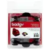 15CBGR0100C EVOLIS BADGY 200 CINTA COLOR YMCKO PARA 100 IMPRESIONES