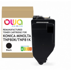 K40363OW ARMOR Toner Negro TNP80K para KONICA C3320i