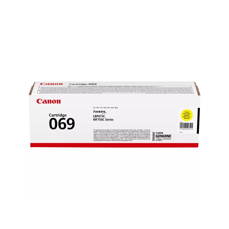 5091C002 CANON Toner Amarillo 069Y: i-SENSYS LBP673Cdw