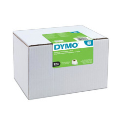 S0722420 DYMO Etiqueta LW Multipack Etiquetas Envío/Badge 54x101mm -  VALUE PACK (12 rollos) Papel blanco