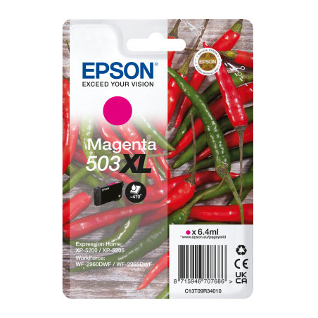 C13T09R34020 EPSON Tinta magenta 503 Pimientos