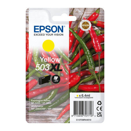 C13T09R44020 EPSON Tinta amarilla 503XL Pimientos