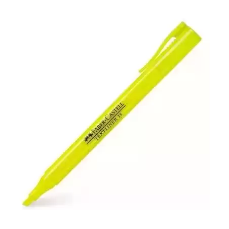 157707 FABER CASTELL MARCADOR FLUORESCENTE TEXTLINER 38 AMARILLO