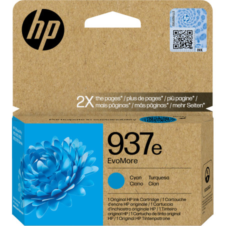 4S6W6NESE1 HP 937e Cartucho Cian OfficeJet Pro 9110b