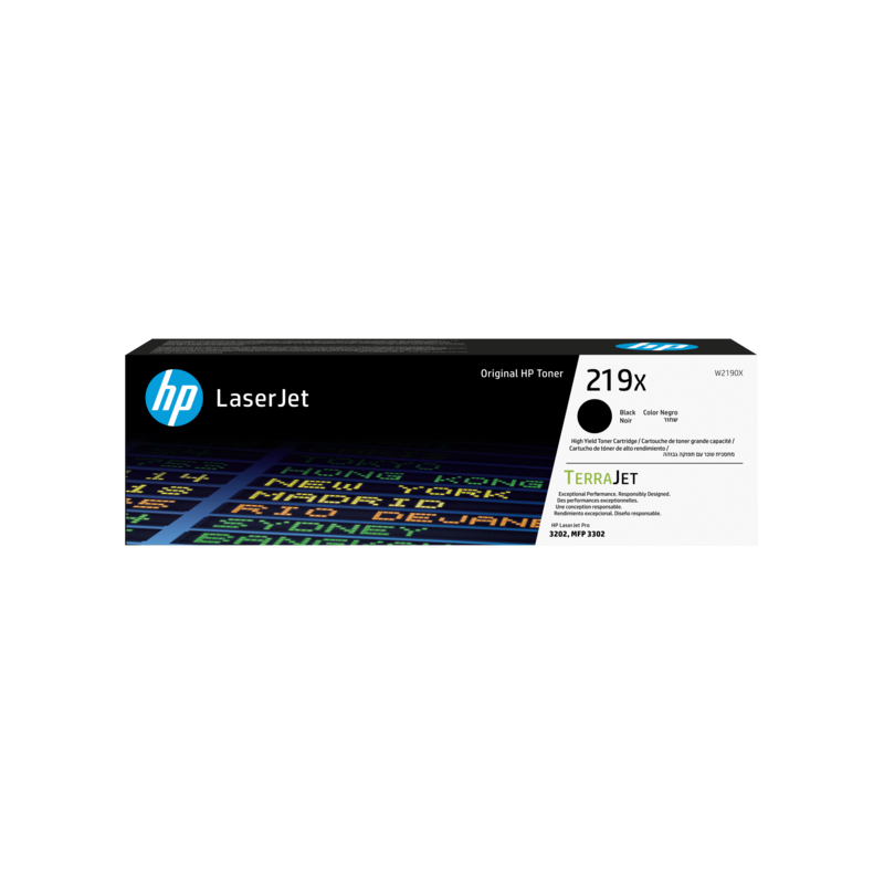 W2190X HP 219X High Yield Black Original LaserJet Toner Cartridge