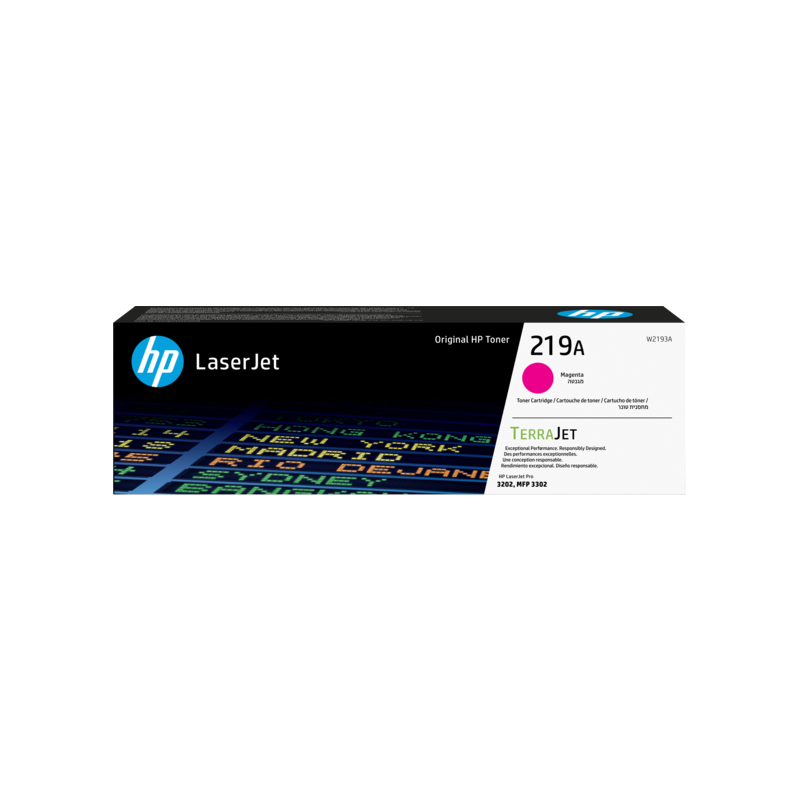 W2193A HP 219A Magenta Original LaserJet Toner Cartridge