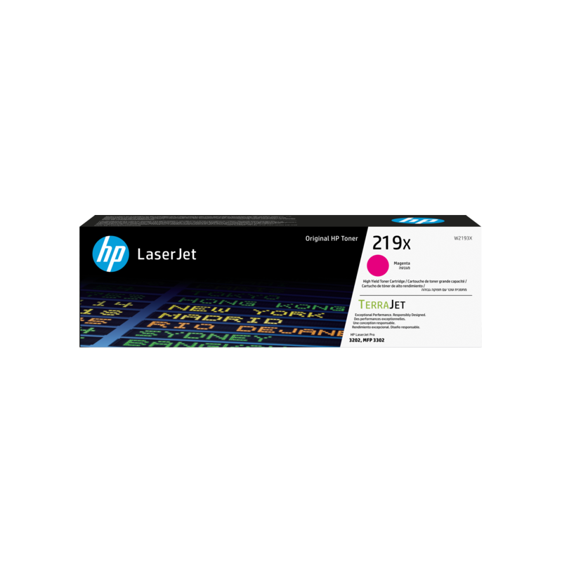 W2193X HP 219X High Yield Magenta Original LaserJet Toner Cartridge