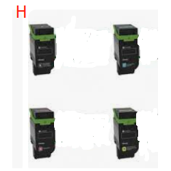 Black compatible para Lexmark CS531/CX532-15.8K