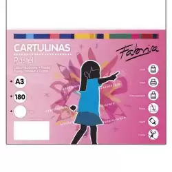 16552 FABRISA CARTULINA 180G A3 50H BLANCO