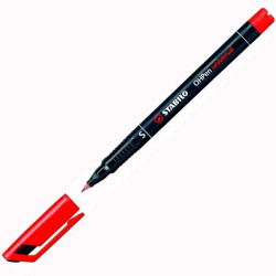 841/40 STABILO ROTULADOR PERMANENTES OHPEN UNIVERSAL PUNTA SUPER FINA 0.4MM ROJO