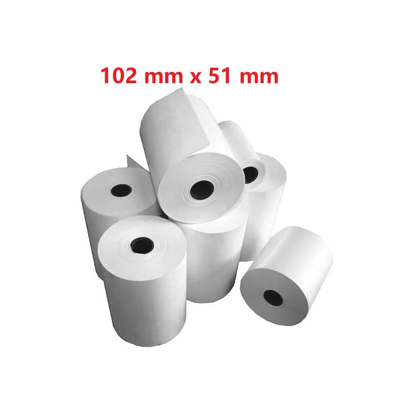 Opaco White Roll Adesivo 102mm x 51mm