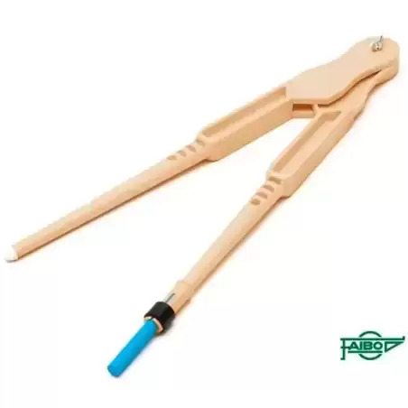 238 FAIBO COMPÁS PARA PIZARRAS 42CM DE PLÁSTICO COLOR MADERA