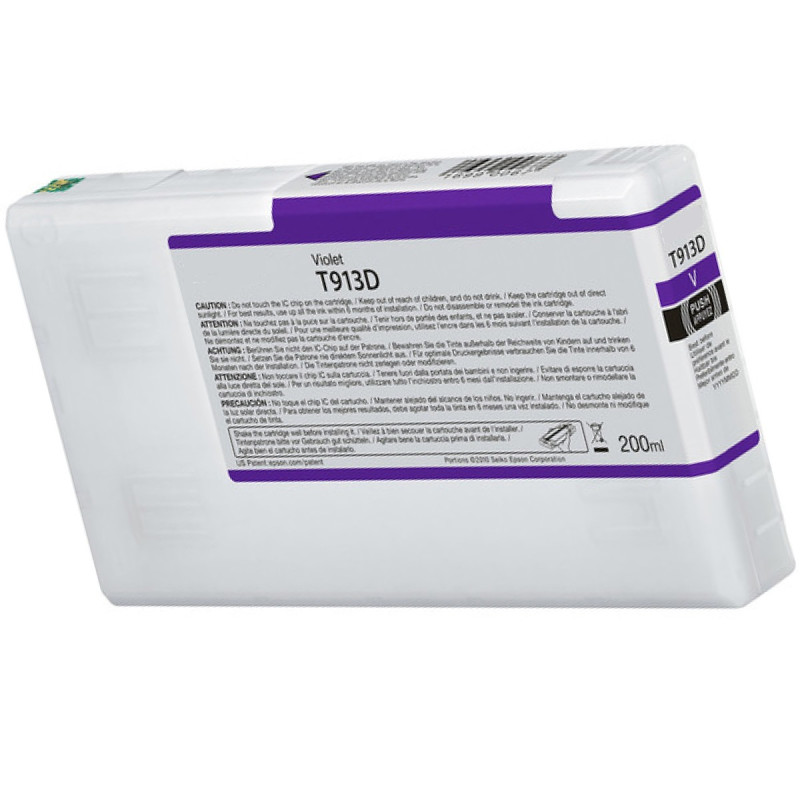 Epson T913D violeta tinta compatible