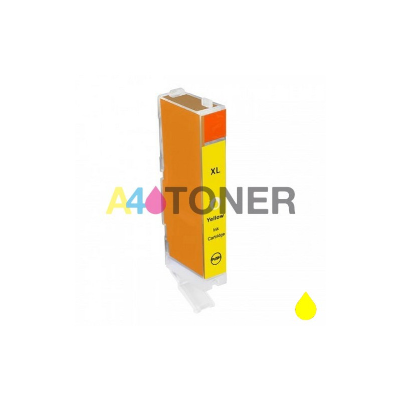 Cartucho de tinta Canon CLI-571 XL amarillo compatible con Canon 0334C001AA