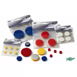 60-20-01 FAIBO 4 IMANES REDONDOS 20MM BLANCO EN BLISTER