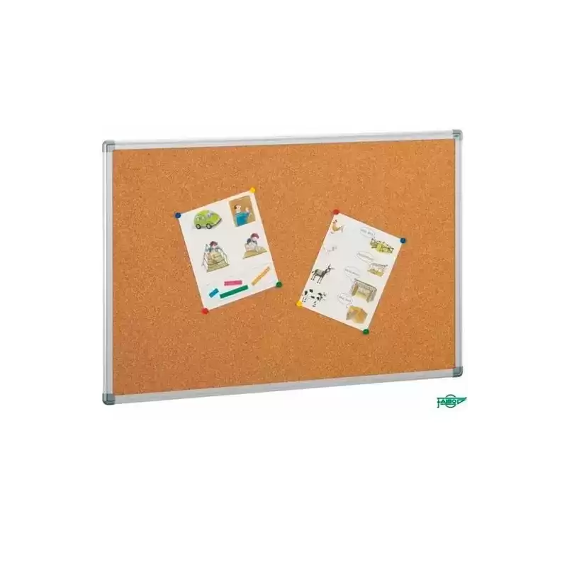 601-7 FAIBO TABLERO CORCHO SOLIDO 122X270CM MARCO DE ALUMINIO 4MM