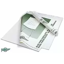 BLC-25B FAIBO BLOC DE 25 HOJAS PAPEL LISO PARA PIZARRAS CABALLETE 65X90 CM EN BOLSA INDIVIDUAL