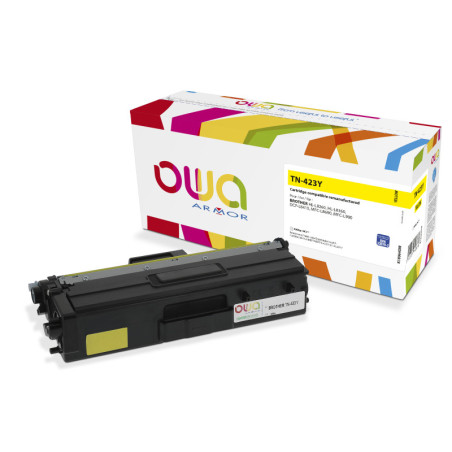 K18064OW ARMOR    OWA Laser para BROTHER TN423Y Toner kit Yellow