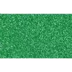 572VD FAMA GOMA EVA 50X70CM GROSOR 2MM GLITTER VERDE PACK 10 UD