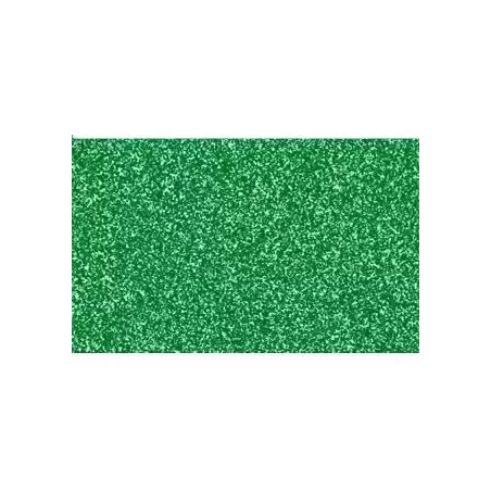 572VD FAMA GOMA EVA 50X70CM GROSOR 2MM GLITTER VERDE PACK 10 UD
