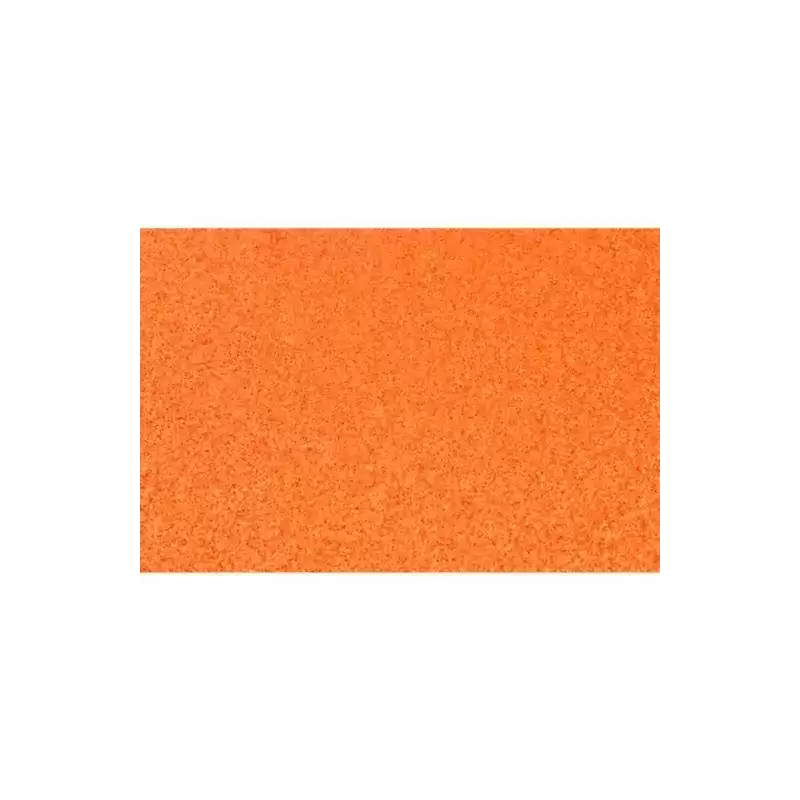 572ZG10 FAMA GOMA EVA 50X70CM GROSOR 2MM GLITTER NARANJA PACK 10 UD