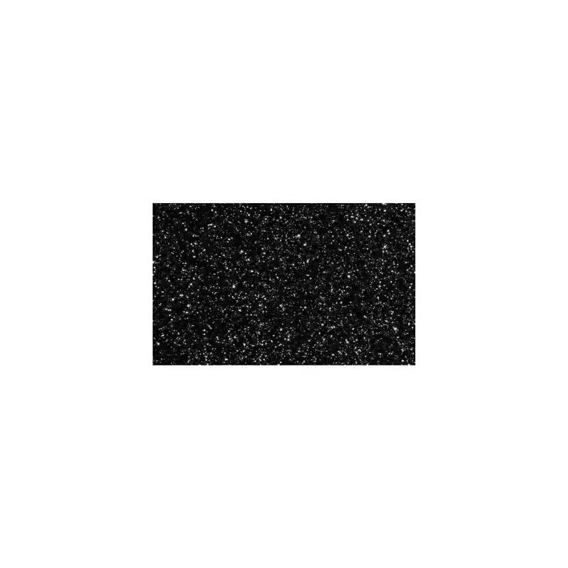 572ZG19 FAMA GOMA EVA 50X70CM GROSOR 2MM GLITTER NEGRO PACK 10 UD