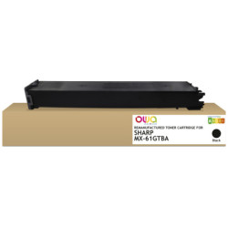 K40098OW ARMOR Toner Negro OWA MX60GTBA para SHARP MX61GTCA C 40K 40000p