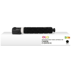 K40137OW ARMOR OWA Toner Negro para CANON C-EXV55 K / 2182C002