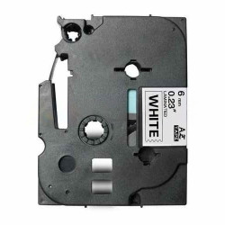 Brother tze211 Cinta laminada compatible 6 mm x 8 metros
