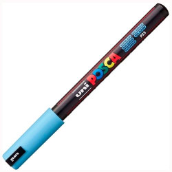 289959000/317974000 POSCA MARCADOR  PC-1MR NO PERMANENTE PUNTA EXTRAFINA 0.7MM AZUL GLACIAR